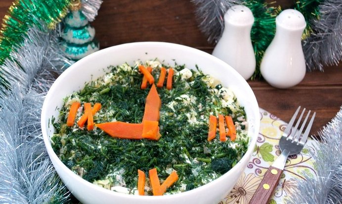 Салат Новогодняя ночь