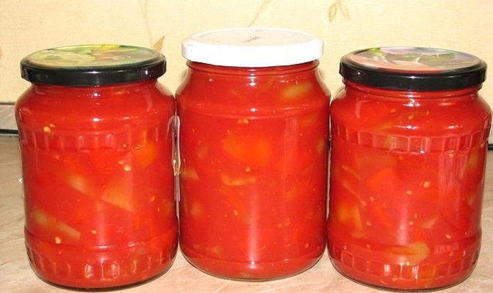 Лечо из помидоров