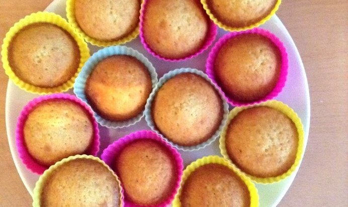 Маффины с апельсиновым соком и цедрой