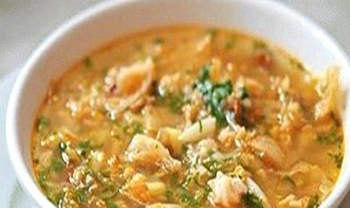 Щи с сущиком