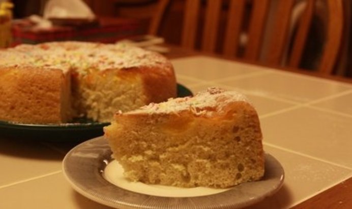 Шарлотка с мандаринами