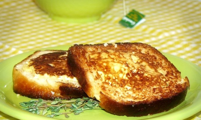 Бутерброды на сковороде