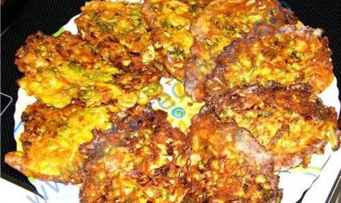 Капустные оладьи