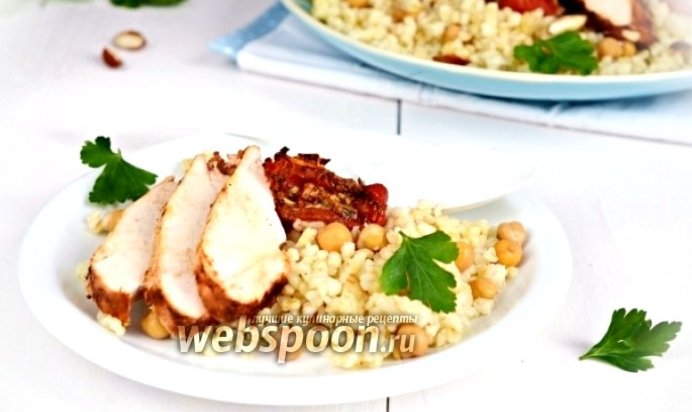 Салат из булгура с курицей