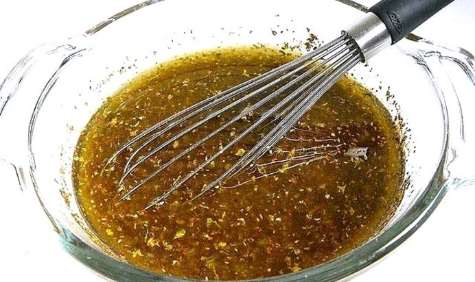 Заправка к овощным салатам