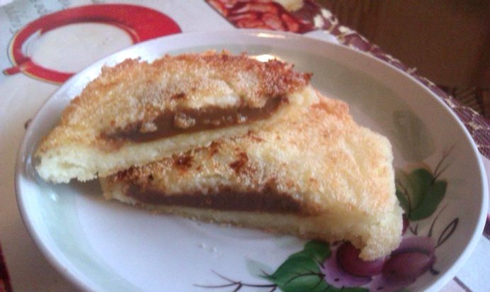 Ванильные сырники с вареной сгущенкой