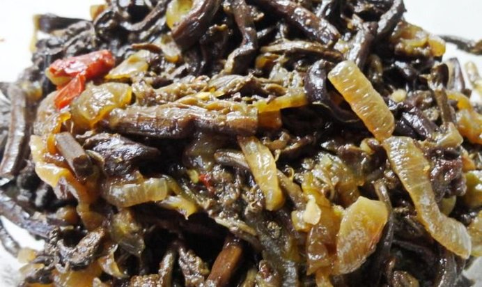 Салат из папоротника