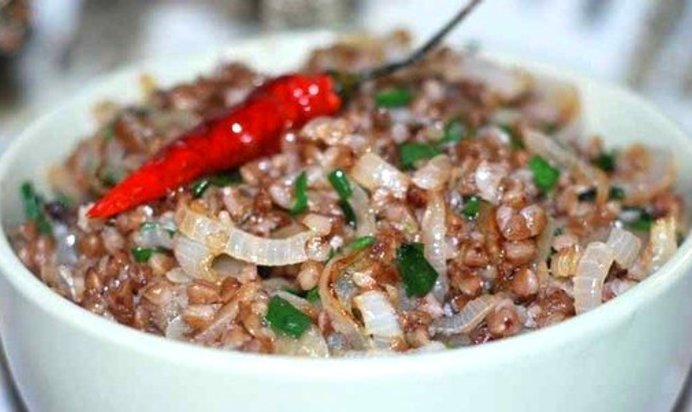 Гречневая каша с овощами