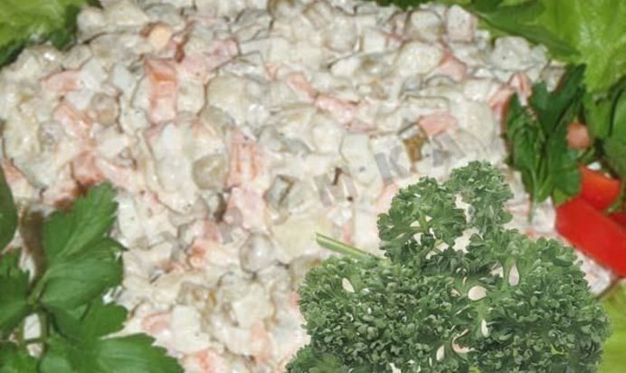 Классический салат Оливье