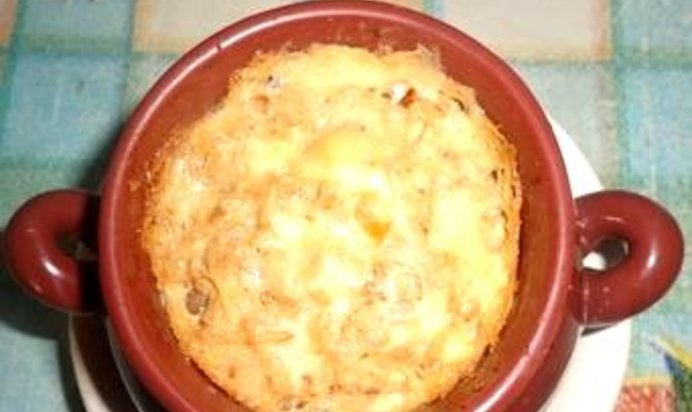 Овсяно-рисовая каша в горшочке