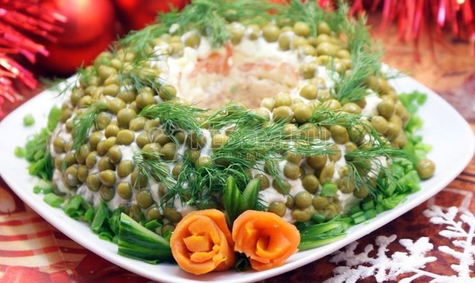 Салат «Новогоднее чудо»