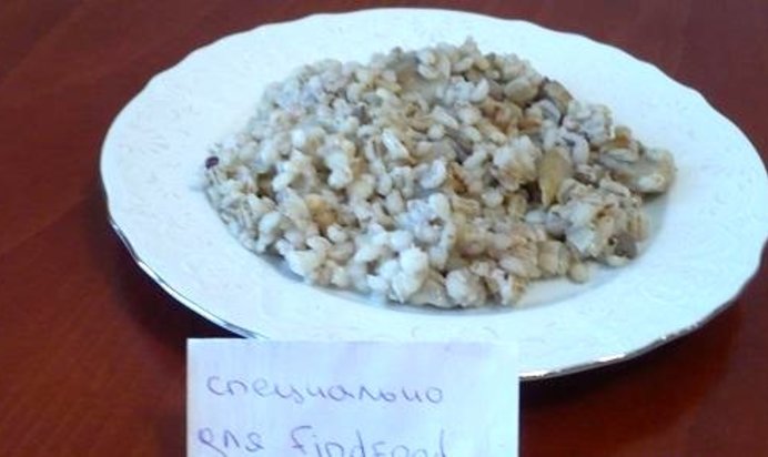 Перловка с грибами
