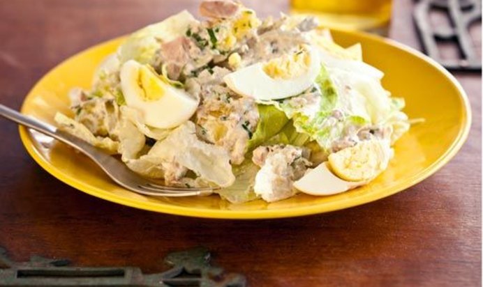 Теплый картофельный салат