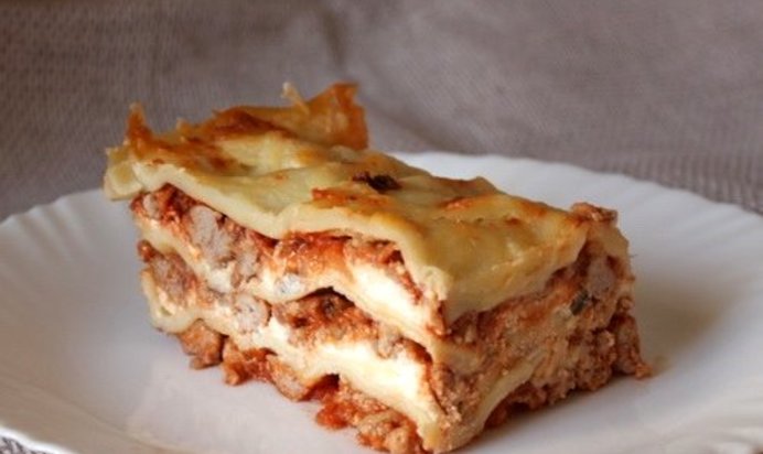 Лазанья без соуса Бешамель
