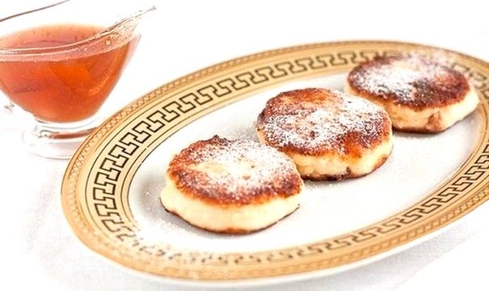 Ванильные сырники из творожной массы