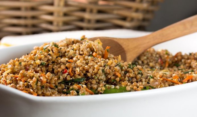 Гречка в азиатском стиле