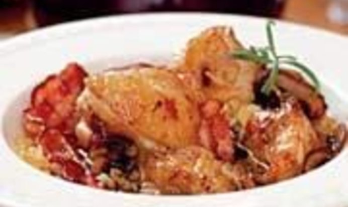 Цыпленок в вине