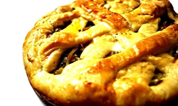 Быстрый капустный пирог