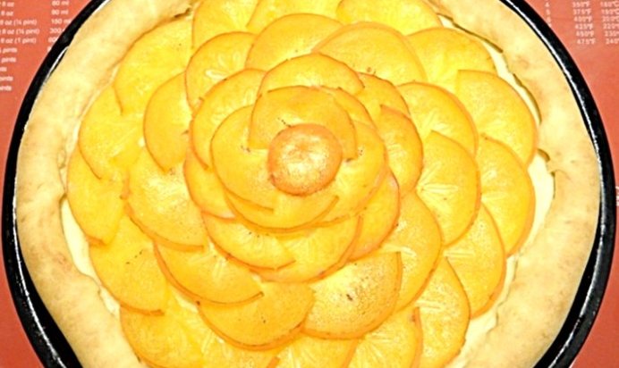 Пирог с хурмой