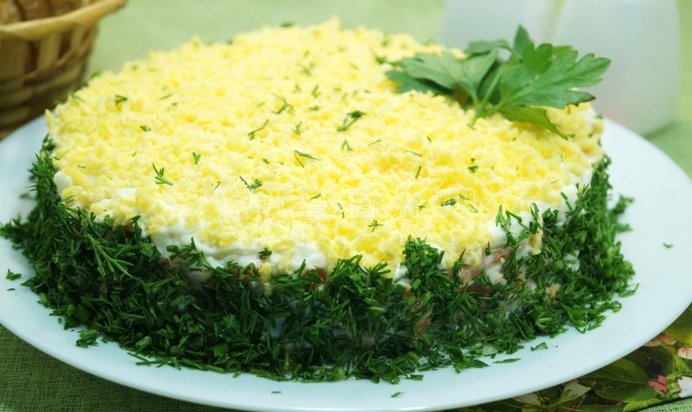 Классический салат «Мимоза»