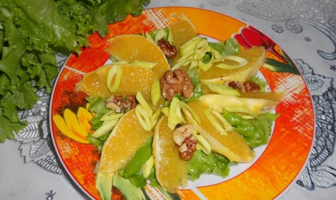 Салат Цитрусовый аромат