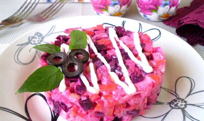 Ленивая селедка под шубой