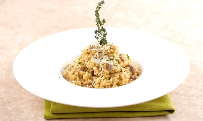 Ризотто с белыми грибами