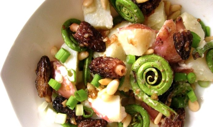 Салат Цветок папоротника