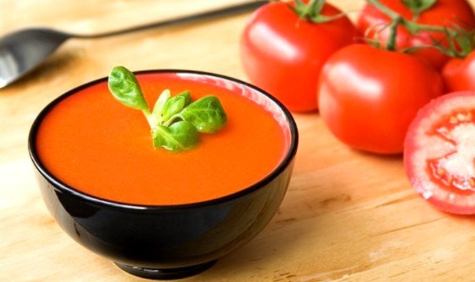 Гаспачо с винным уксусом