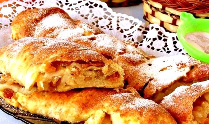 Рулетики из творожного теста