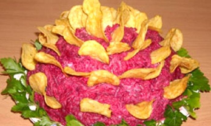 Салат Цветок лотоса