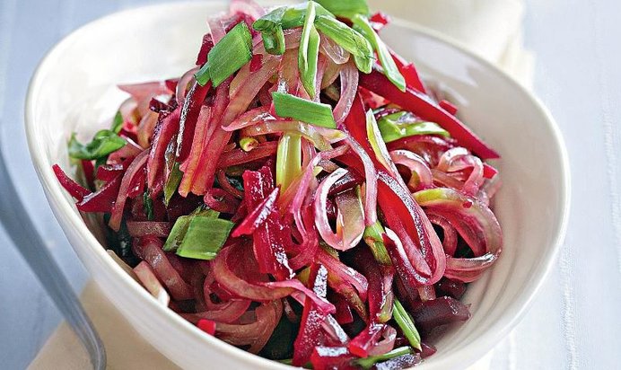 Салат из свеклы и редьки по-татарски