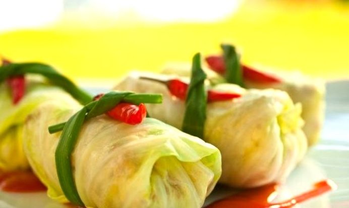 Голубцы, фаршированные овощами