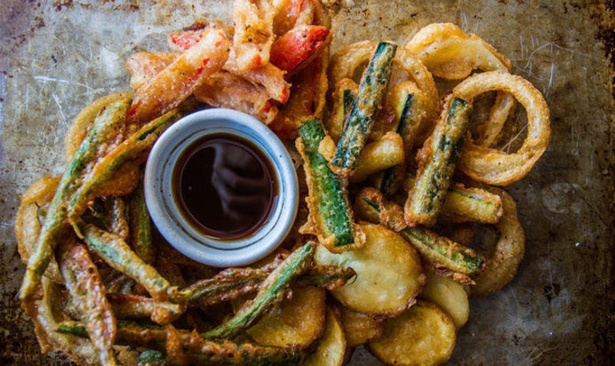 Овощи в кляре по-японски