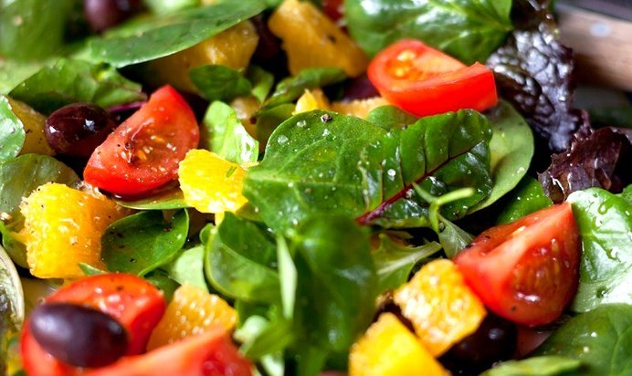 Салат из арагонских маслин и валенсийских апельсинов