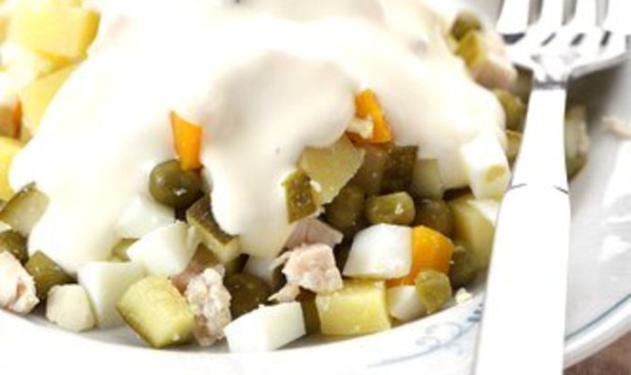 Салат из картофеля