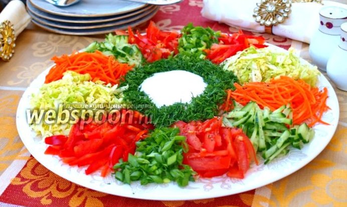 Салат «Козёл в огороде»