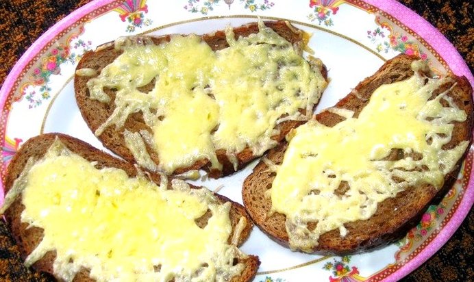 Бутерброды с сыром в духовке