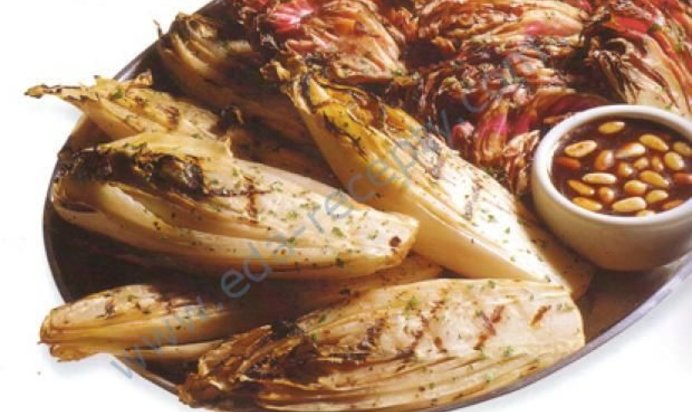 Салат-латук с венецианским кисло-сладким соусом