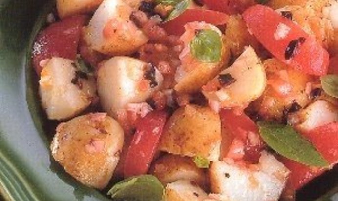 Картофель в итальянской заправке