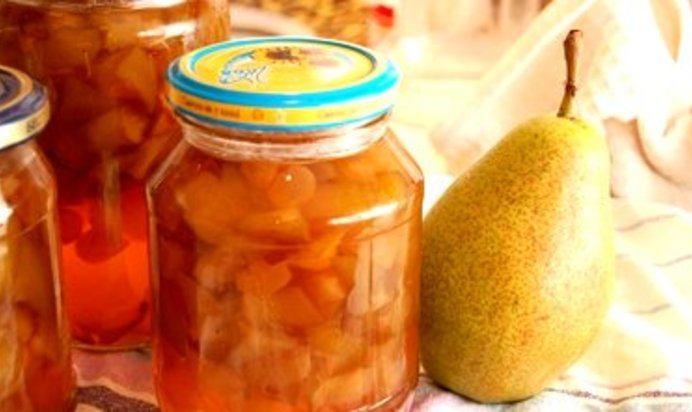 Грушевое варенье с виноградом