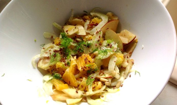 Салат из фенхеля