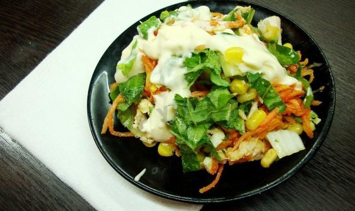 Салат Валерия с корейской морковкой