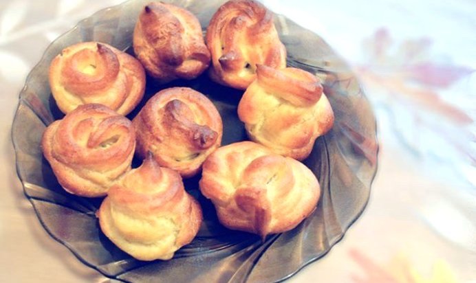 Профитроли с грибами