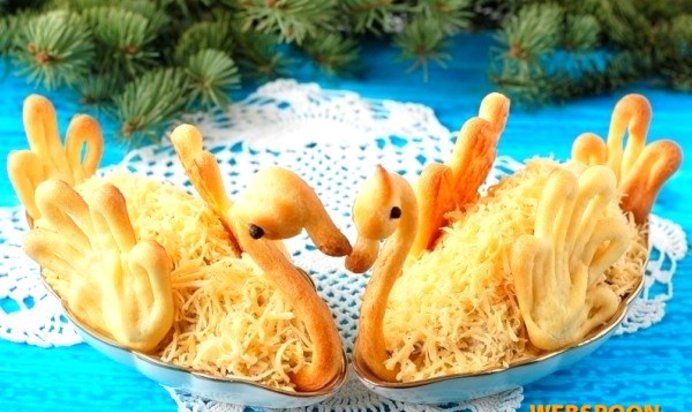 Салат «Лебединая нежность»