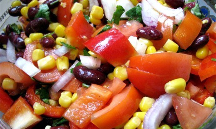 Зимний овощной салат