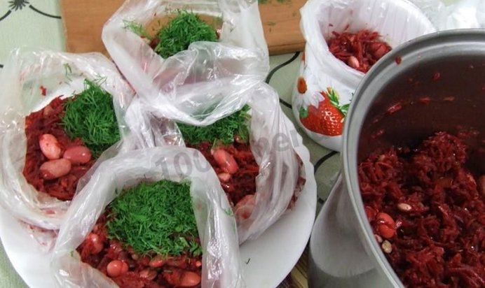 Заправка для борща замороженная