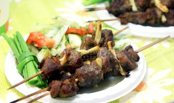 Салат из кальмаров с морковью