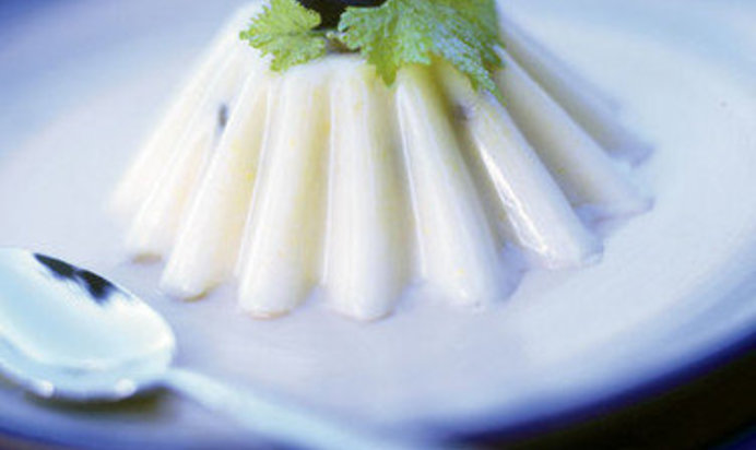 Крем-желе с виноградом