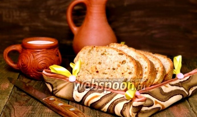 Хлеб с сыром Чеддер и вяленым сладким перцем